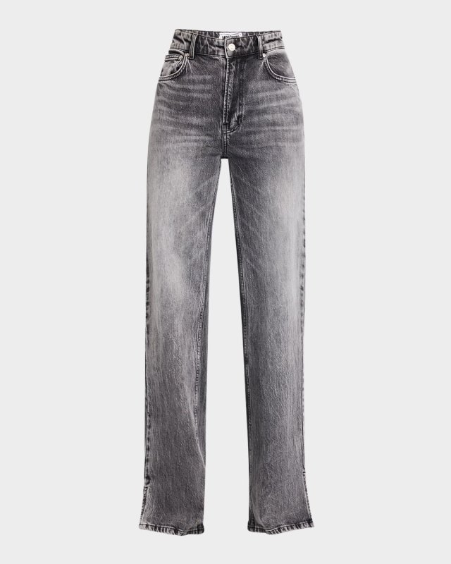 Bootcut Split-Hem Jeans